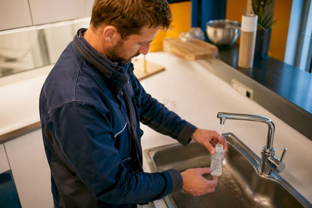 Wasserprobenentnahme zur Legionellenuntersuchung