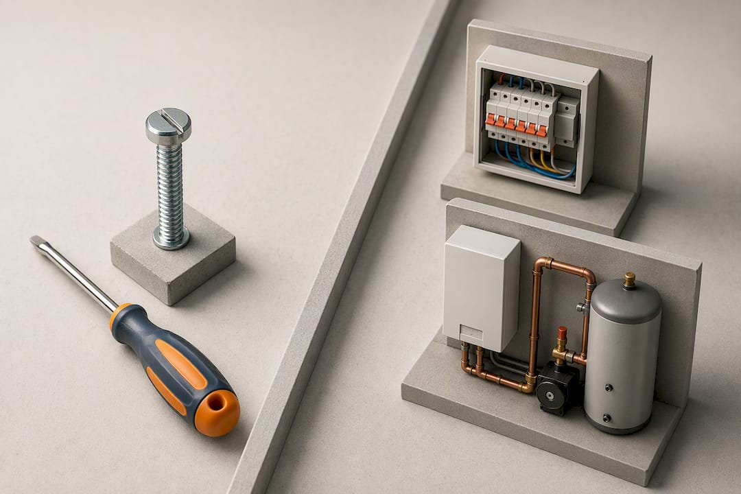 Illustration zum Unterschied zwischen Kleinreparatur und Handwerksarbeit