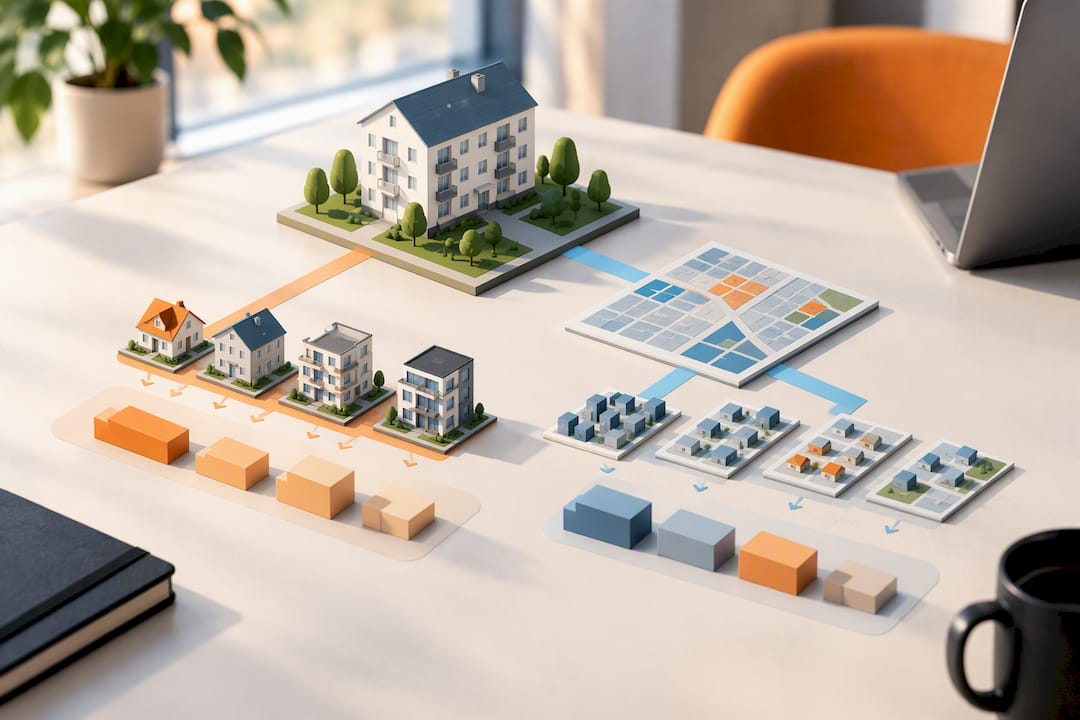 Darstellung der Methodik zur Ermittlung von Immobilienpreisen