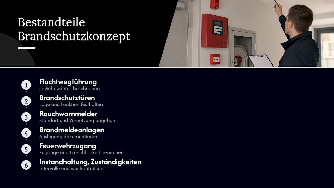 Elemente eines Brandschutzkonzepts für Wohnanlagen
