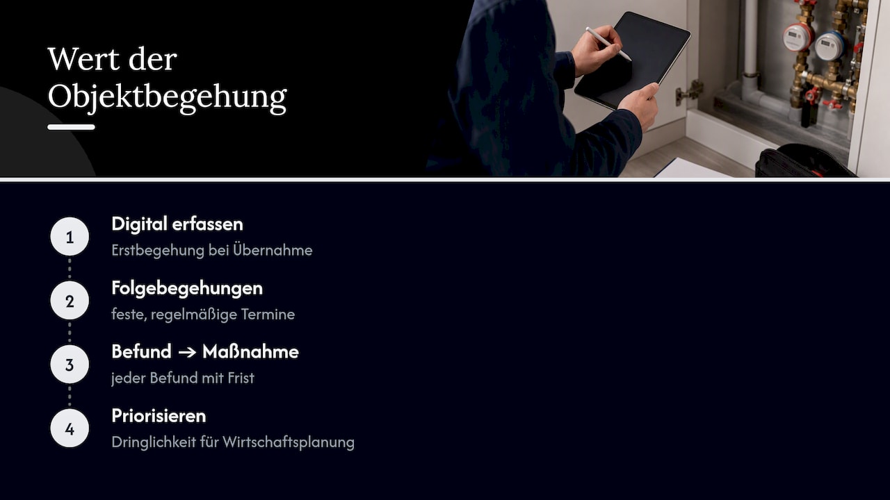 Was aus unserer Sicht bei Objektbegehungen oft unterschätzt wird — overview diagram